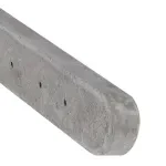 Wood-concrete fence post